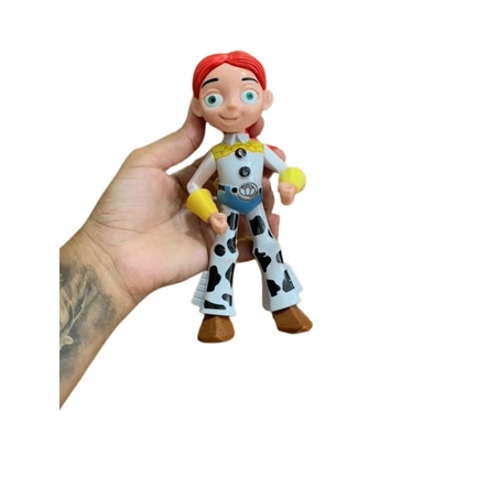 Boneca Jessie Toy Story Articulada Com Chap U Cm Shopee Brasil