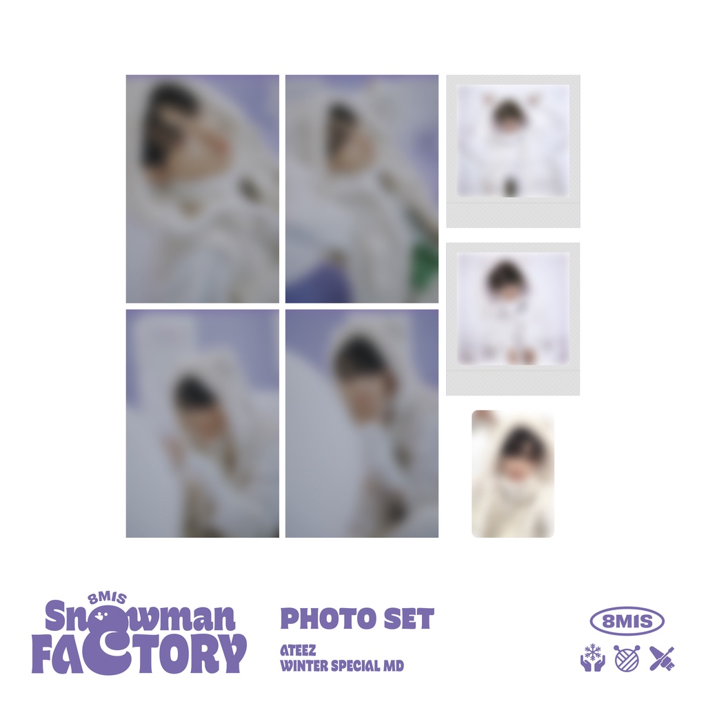 SNOWMAN FACTORY] ATEEZ OFFICIAL MD | Shopee Brasil