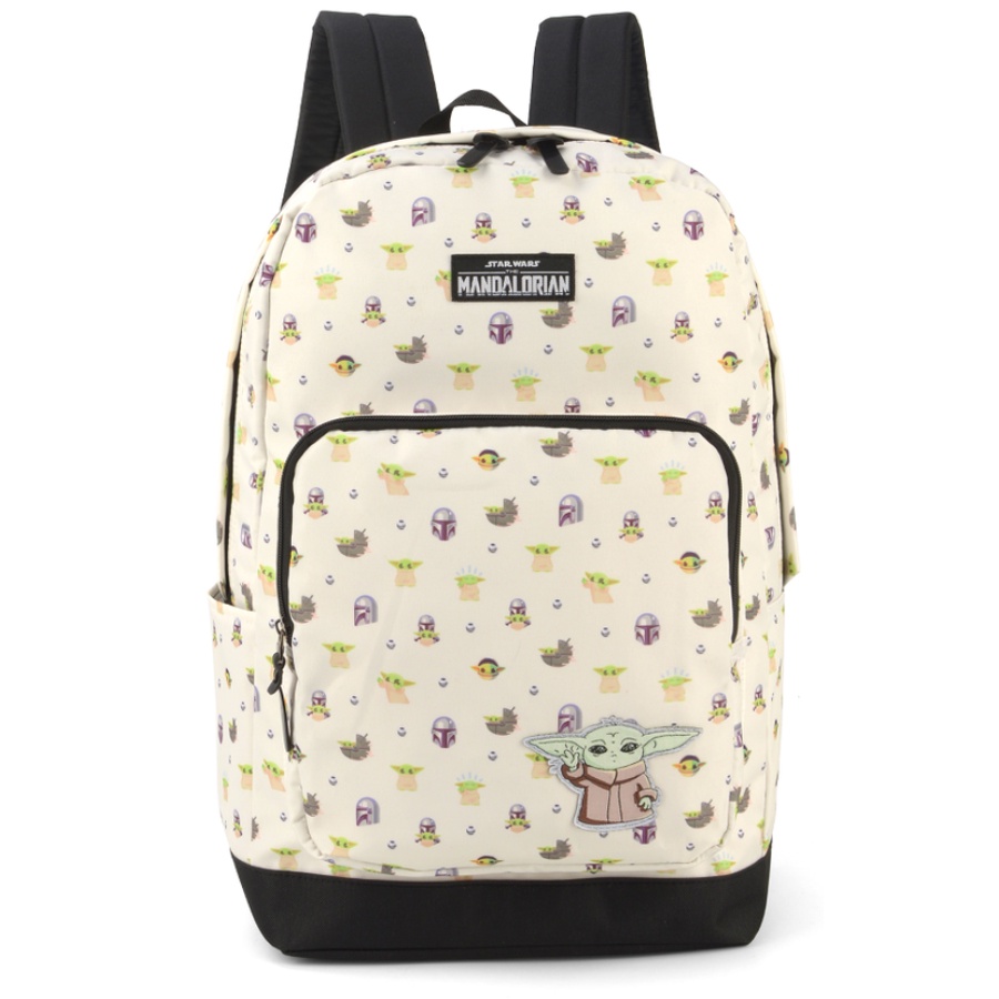 Mochila Baby Yoda The Child Star Wars Off White Mandalorian | Shopee Brasil