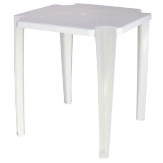 Mesa Plástica Quadrada Tramontina 92315010 Noronha Branca
