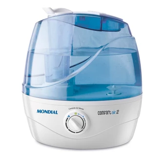 Umidificador de ar ultrassônico 30 watts 2,2 litros - Comfort Air 2 - Mondial (110V/220V)