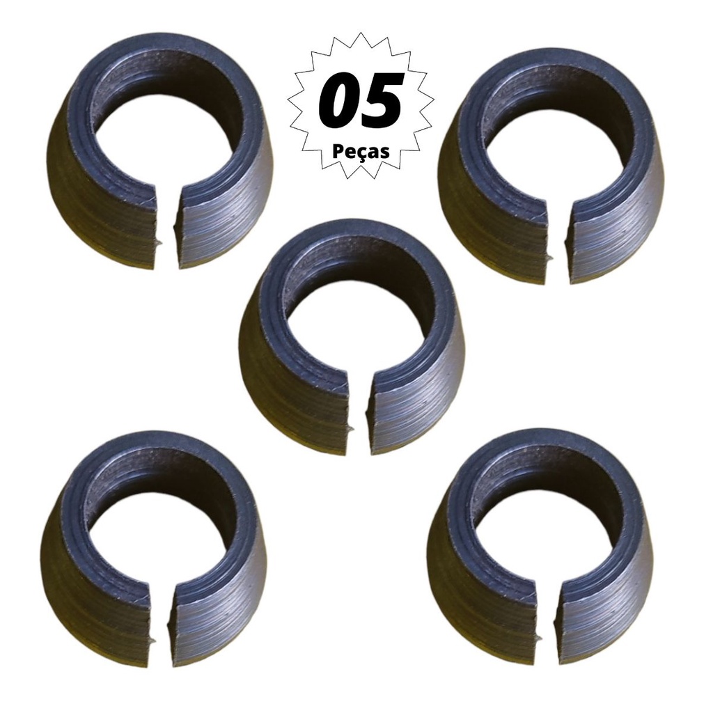 05 Un Cone Pressão 10mm Prisioneiro Roda Cubo Ponta de Eixo | Shopee Brasil