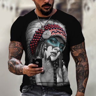 Camisa com estampado 3d para homem, ropa informal com cuello
