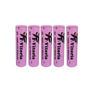 5 Baterias FVitoria 18650 8800mAh 3.7 / 4.2v para Vpe - Lanterna - Lâmpada - Microfone