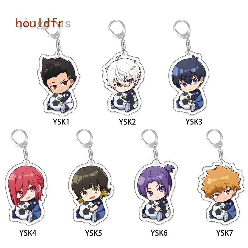 Anime BLUE LOCK Chaveiro Arcylic Keychain Figuras De Desenho