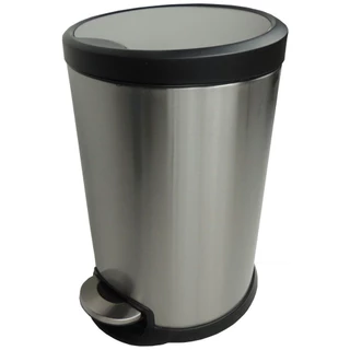 Lixeira Inox Benoá com Alça 11607 com Pedal e Capacidade de 20 Litros