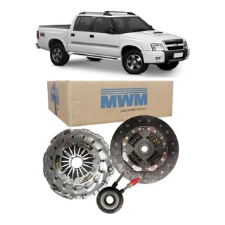 Kit Embreagem S10 2.8 Diesel 2000 2001 2002 2003 2004 2005 2006 2007 2008 2009 2010 2011 C/ Atuador Mwm