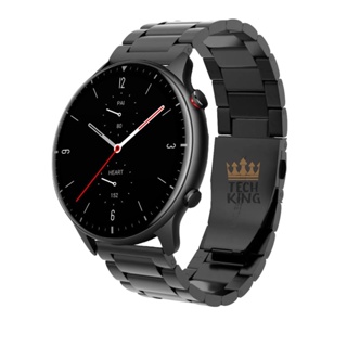 Pulseira De Aço Elos Para Smartwatch Amazfit Gtr 2 Premium