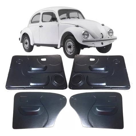 Forro de Porta em Plástico VW Fusca 1978 a 1996 com 4 peças
