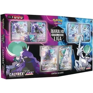 Pokemon BOX Baralho Batalha de Liga Calyrex VMAX Copag 31515