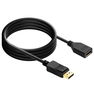 Cabo extensor Displayport macho femea 4k 144hz 0,5m 50Cm