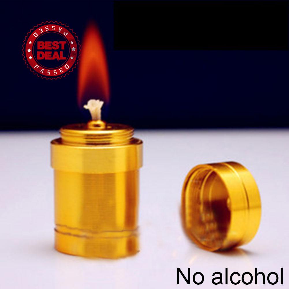 Mini-Alcool Portátil Metal Lâmpada Laboratório Equipamento De Fogão Líquido Aquecimento Para Sobrevivência Ao Ar Livre H6O6