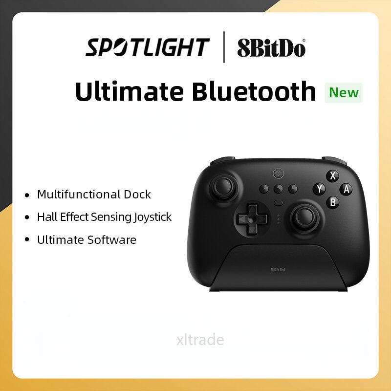 Controle 8bitdo-ultimate sem fio bluetooth controlador de jogos com doca de  carregamento para nintendo switch e pc, windows 10, 11, plataforma Steam -  Master Tech Jr