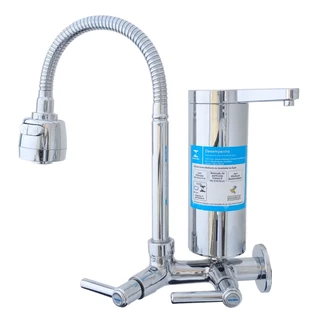 FILTRO PRÓ SAÚDE - 8161 C80 - Torneira BICA MÓVEL COM FILTRO PRÓ SAÚDE COPO FINO - COZINHA PAREDE