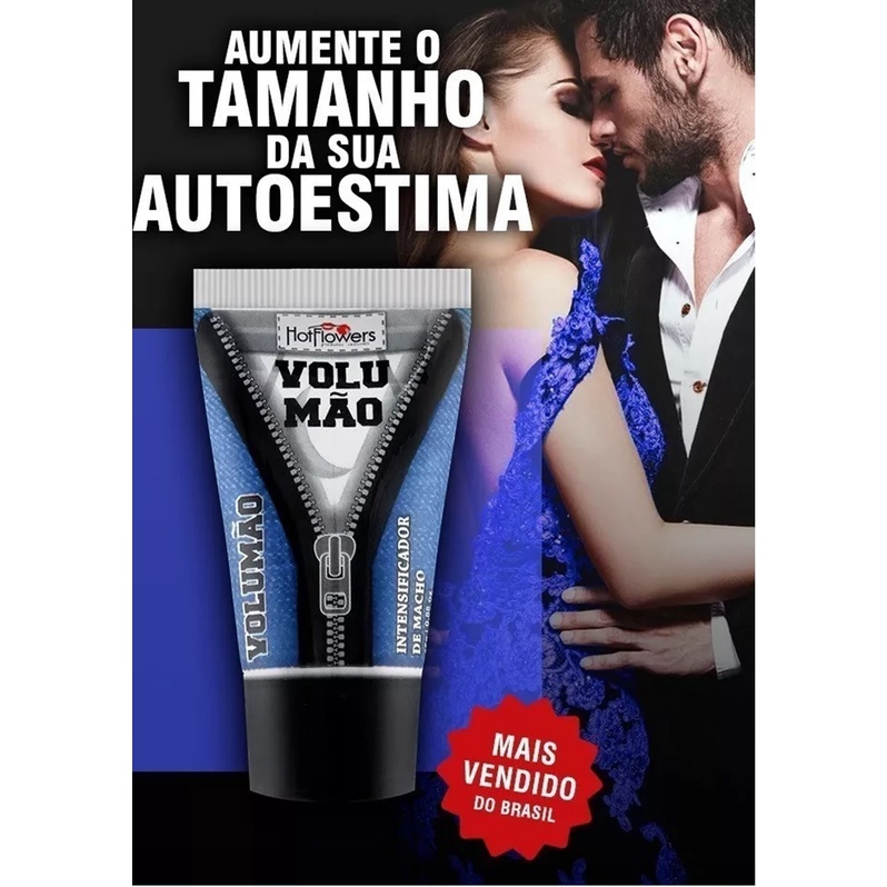 Gel Volumão Intensificador Masculino 25g Hot Flowers Sabor Sem Sabor Shopee Brasil 4023