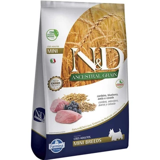 Ração N&D Ancestral Cães Adultos Raças Pequenas Cordeiro 800g