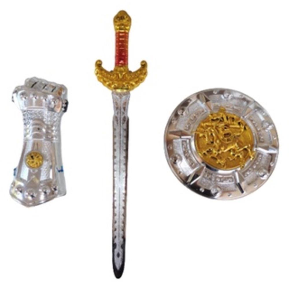 Kit Espada Ninja Samurai Brinquedo Infantil 5 Acessórios