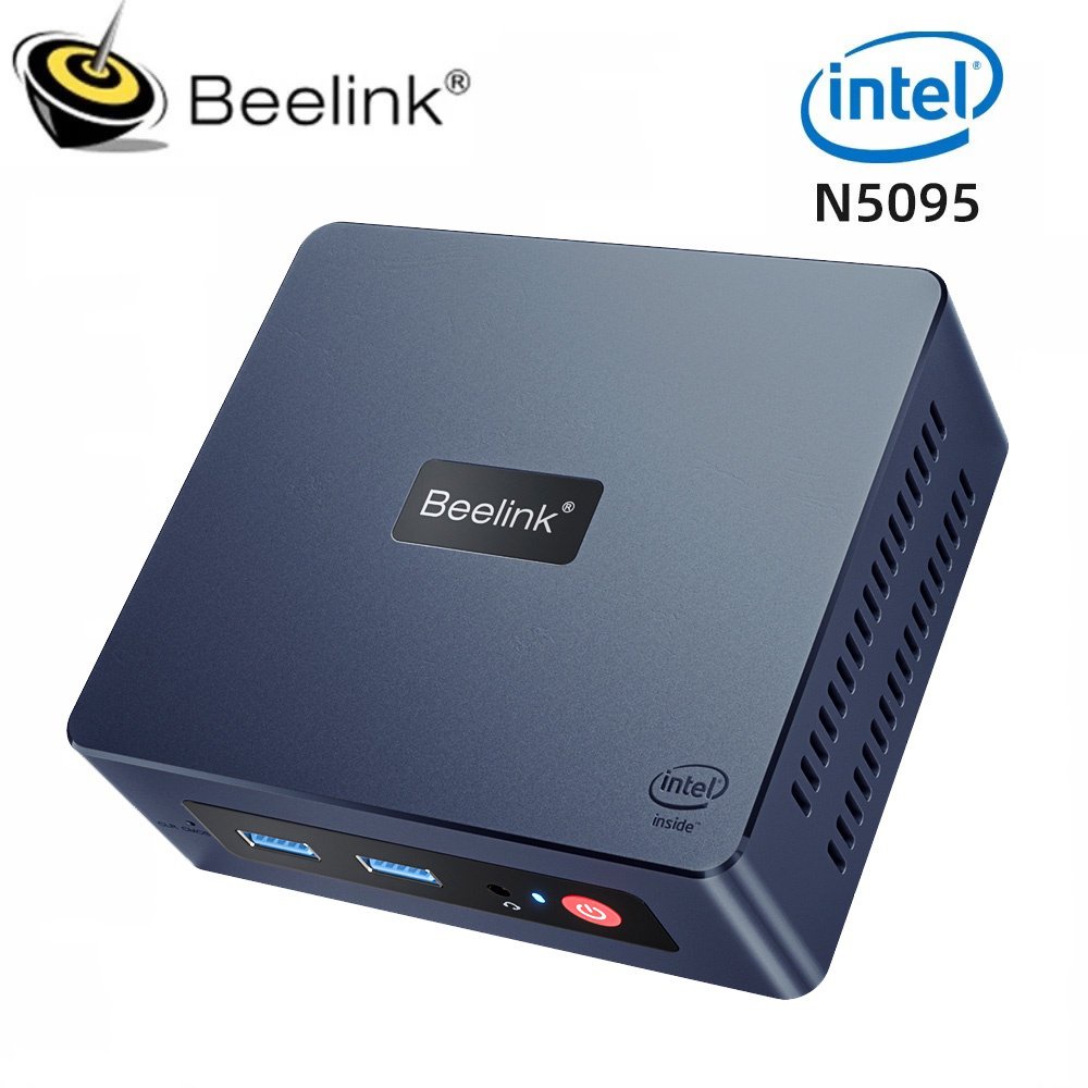 Intel Beelink Mini S GK Windows 11 PC Celeron N5095/J4125 DDR4 8GB 256GB 5 BT4.0 Computador De Mesa VS GK3V NUKV