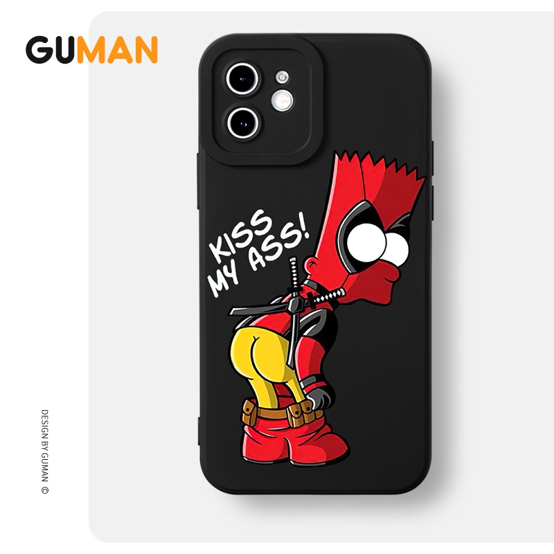 Capa De Celular GUMAN Luxo Silicone Anime Fofa Cartoon Personalizada Anti Impacto Capinha Compatível Para iPhone 14 13 12 11 Pro Max X XS XR XYB1272