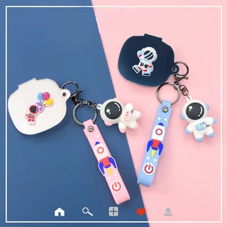 Para QCY HT05/Melobuds ANC Capa De Desenho Animado Astronauta/Coelho Animal Fone De Ouvido De Silicone coque