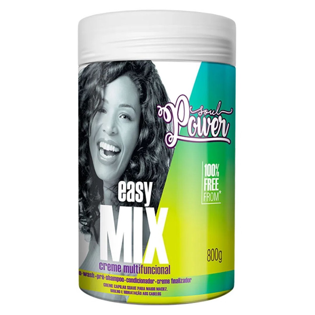 Easy Mix Creme Multifuncional Pré Shampoo Condicionador 800g