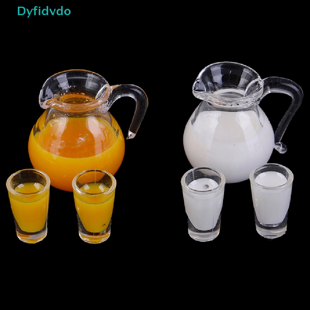 Dyfidvdo 1/12 Dollhouse Toys Suco Miniatura/Jarro De Leite Para Acessório De Cozinha BR