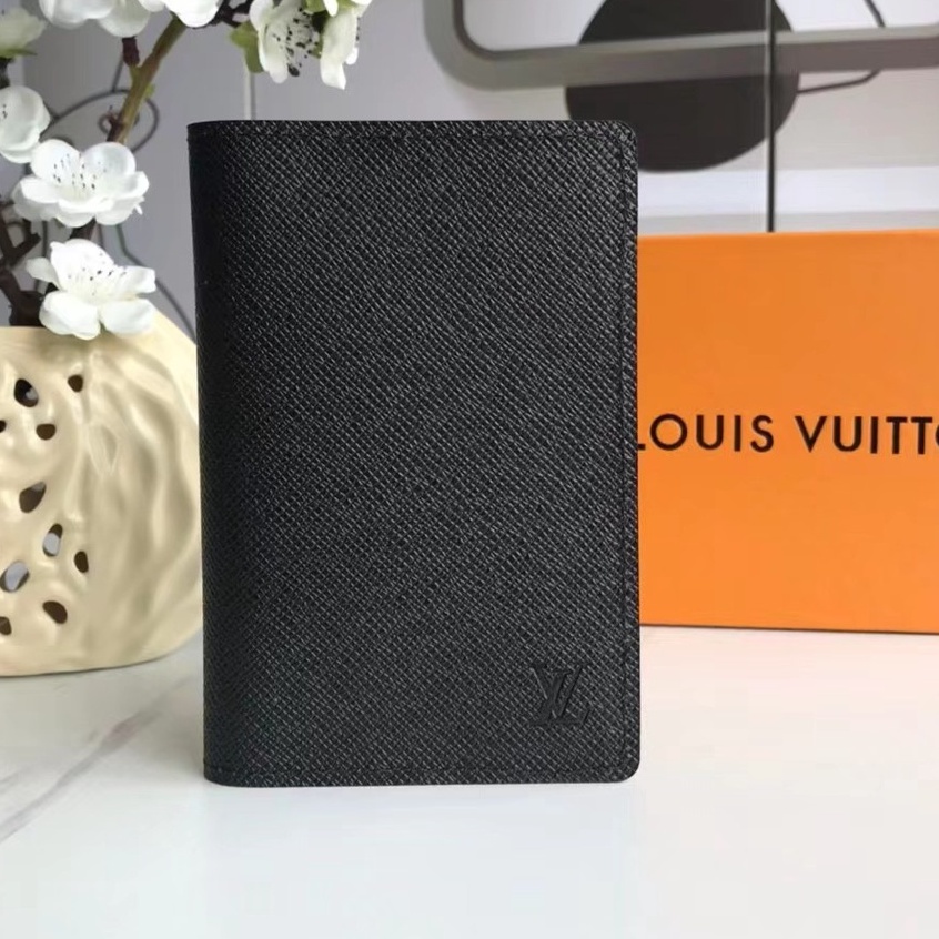 Pronto para enviar 100% original carteira masculina LV Louis Vuitton LV  novo porta-passaporte masculino MonogramM60181 carteira clássica de alta  qualidade LV porta-cartões com caixa - Desconto no Preço
