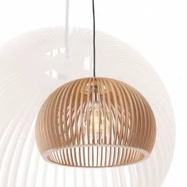 Luminária Teto tipo Pendente em MDF UNIVERSO Completa -