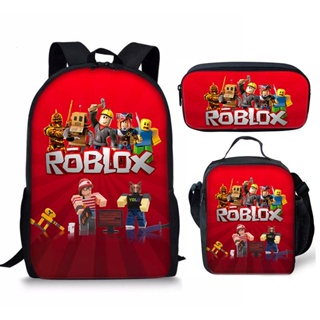 11/13/16 polegadas Roblox 3d impressão crianças mochilas menina