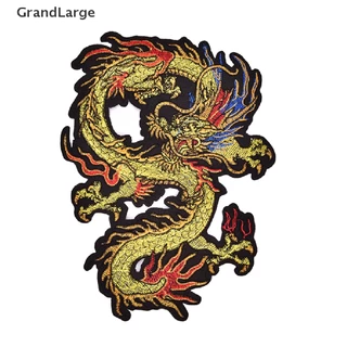 [Bordados Em Applique Patches De Dragão Para Ferro De Revestimento De Roupas Sobre Costura Adesivo BR
