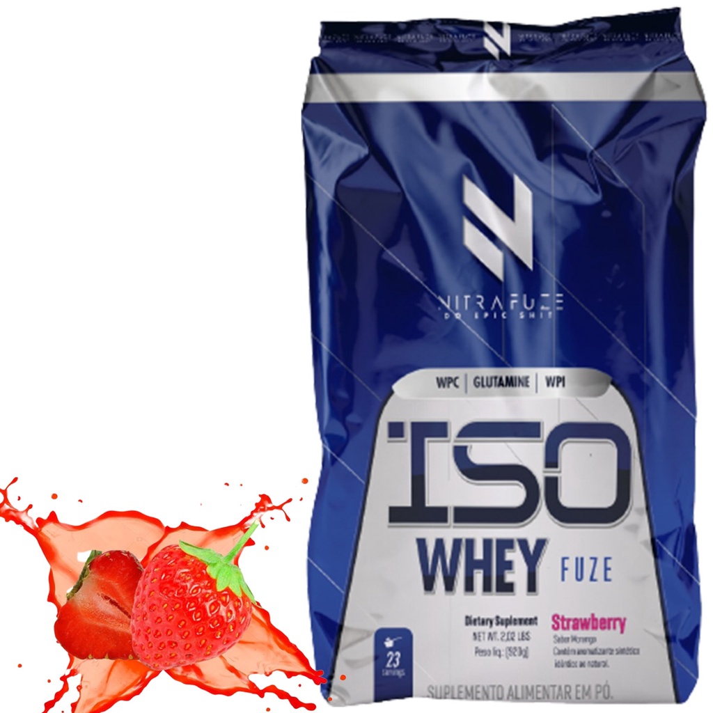 ISO WHEY FUZE POUCH 920G STRAWBERRY NITRAFUZE – UNDERLABZ