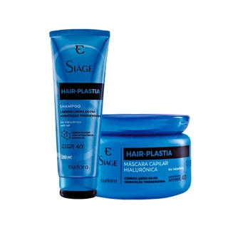 Kit Eudora Siáge Hair Plastia - Shampoo e Máscara em Oferta na Shopee