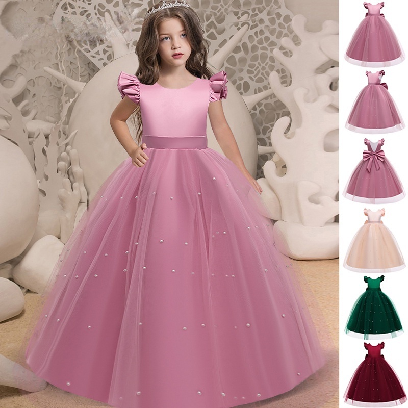 Vestido Infantil Vermelho Social Rodado Luxo Festa Princesa Pérolas Natal  Ct7504vermelho06anos | Roupa Infantil para Menina Nunca Usado 91830276 