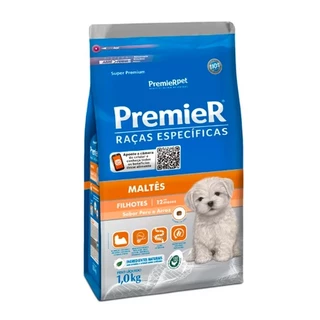 Ração Premier Raças Específicas Cães Filhotes Maltês 1kg