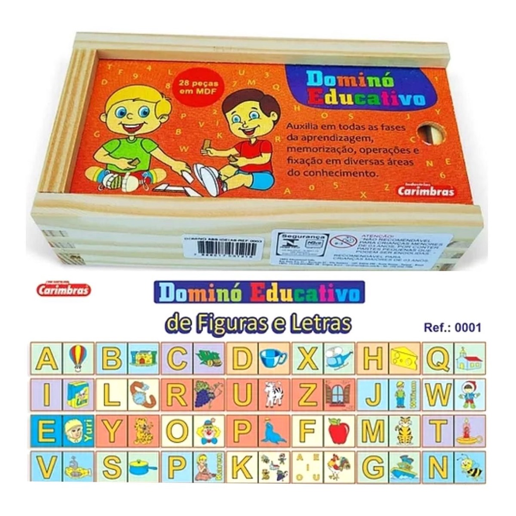 Brinquedo Pedagógico Educativo Sílabas 28 Peças Jogo Aprendizagem Palavras  Frases Alfabetização Material Apoio Escolar Infantil Criança 4 Anos