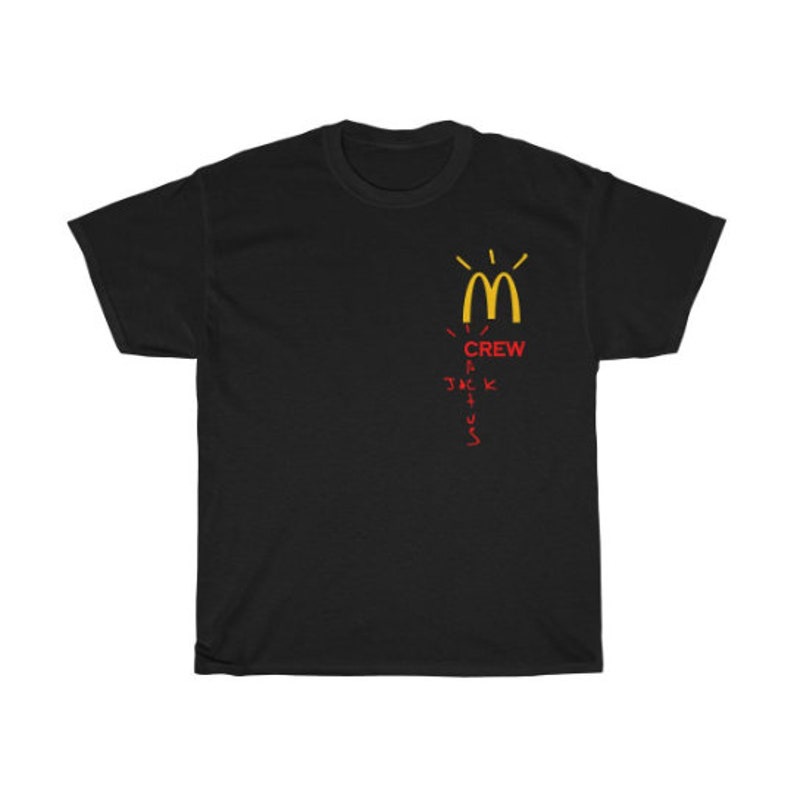 Camiseta Travis Scott McDonald’s Crew Cactus Jack moda vintage 2023