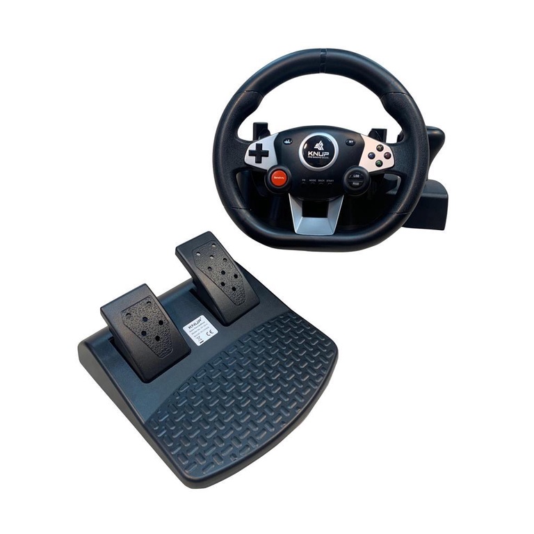 Controle Volante Jogo Carro Xbox360 Ps3 Pc Usb Kp-5815A Knup na