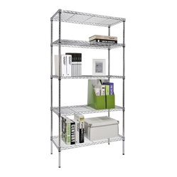 Estante Aço 5 Prateleiras Cromada Aramada MAXIME 150 Cm