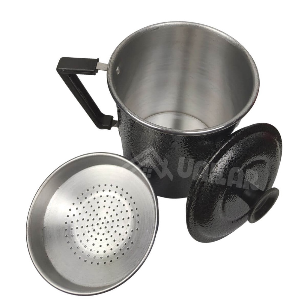 Filtro de Óleo 1,3 Litros Alumínio Polido C/Orla - nº 2 - PRETO