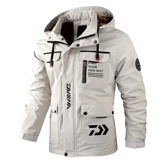 Jaqueta De Pesca De Inverno Daiwa Homens Casacos De Capuz Fino Com À Prova D'água Mais Camisas De Escalada Ao Ar Livre Montanhismo