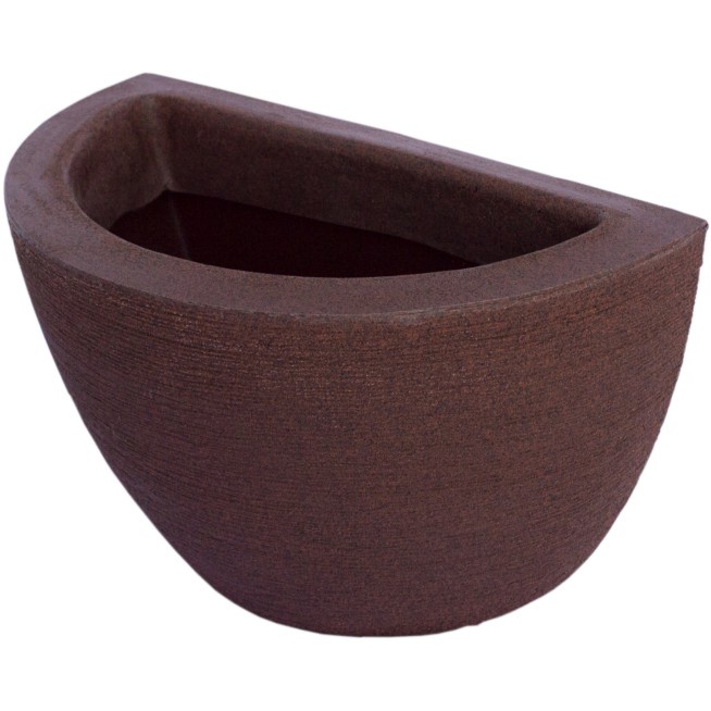 vaso de parede para plantas decoração natural e artificial em polietileno 19x27