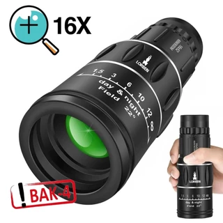 Monóculo Luneta 16x52 66/8000 Profissional Tático Binoculos Telescópio Lorben