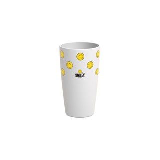 Copo de Plástico Polipropileno Alto 400ml Cozy Smiley e Coza