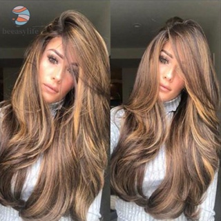 XUANGUANG-Extensões de Cabelo Feminino Linha de Peixe, Marrom, Preto,  Natural, Liso, Ondulado, Sintético, Peruca Longa, Sem Clipe de Extensão,  60cm