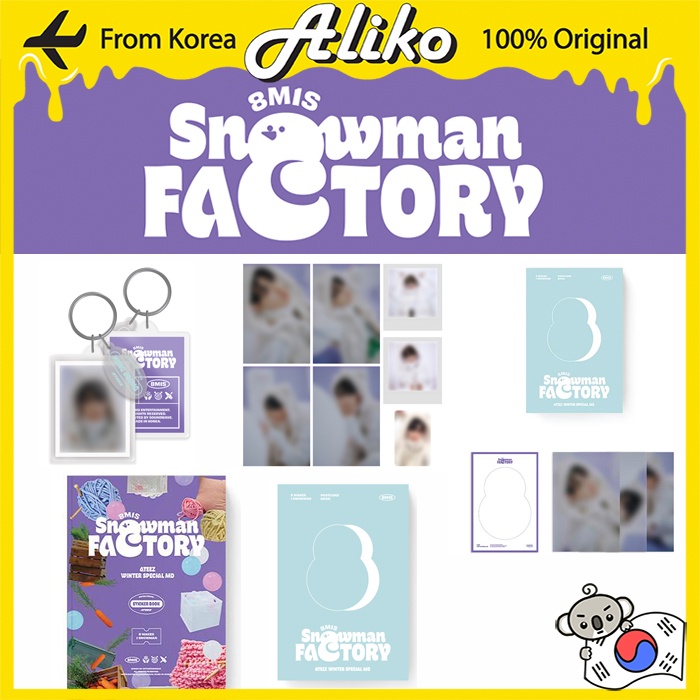 SNOWMAN FACTORY] ATEEZ OFFICIAL MD | Shopee Brasil