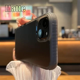 Capa Dura Fosca Legal Para IPhone 14 13 12 11 Pro Max 14 plus Rígida Do Anel De Lente Metálica Anti-Impacto Amortecedora Capinha De Celular