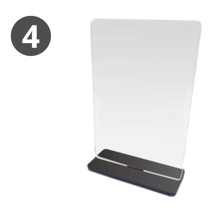 4 Displays Acrilico Anuncio Lojas Promocoes Supermercados | Shopee Brasil