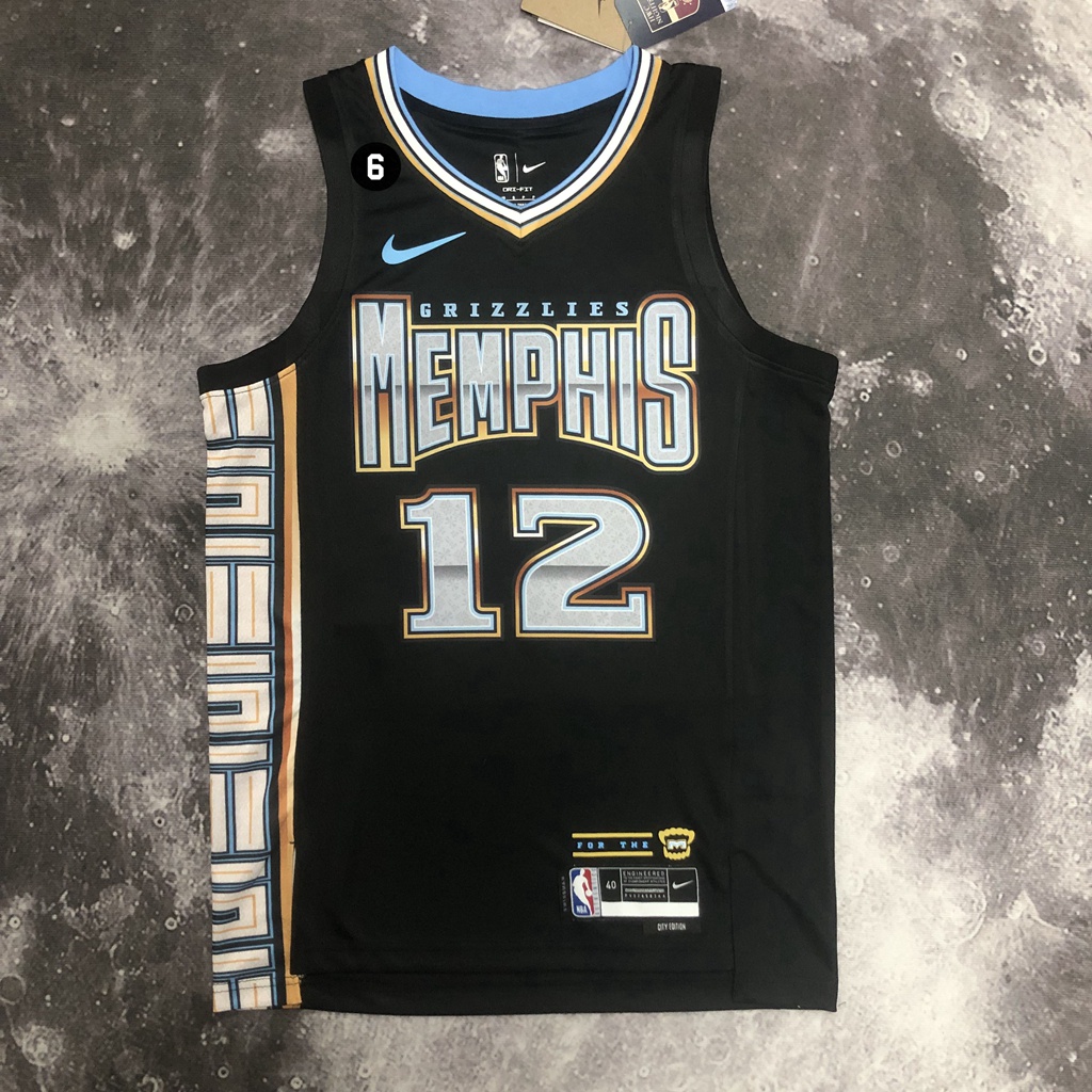 NBA Memphis Grizzlies Ja Morant Black 2022/23 Swingman City Edition Bordado Jersey