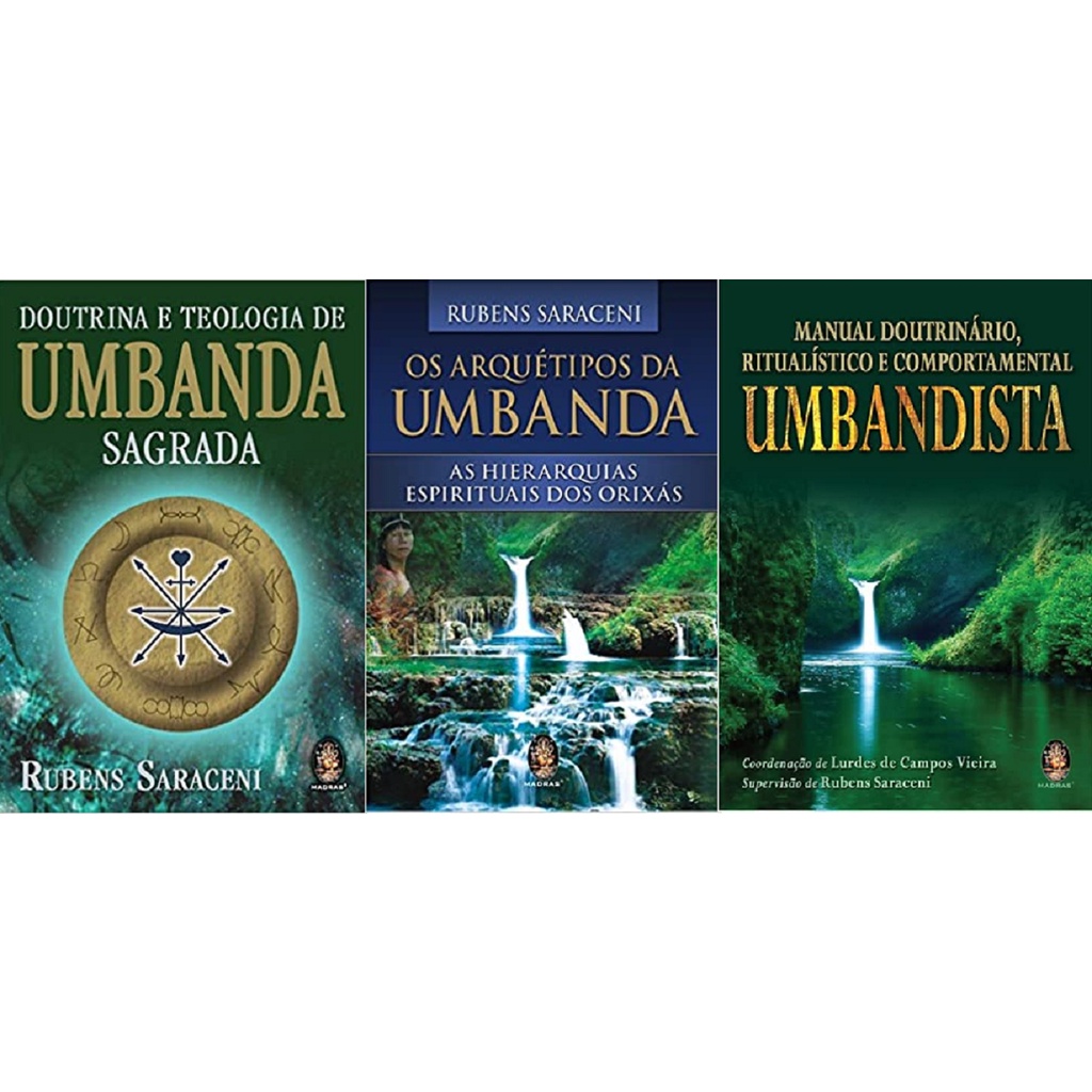 kit 3 livros Doutrina e teologia de Umbanda sagrada + Os arquétipos da ...