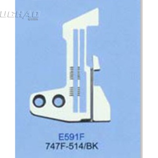 CHAPA DE PONTO COM CANALETA OVERLOCK P/ ARREMATE EMBUT E591F